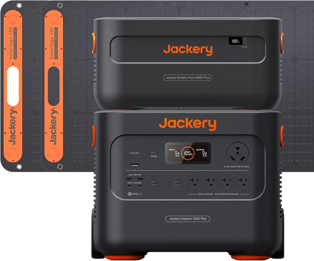 Jackery Solar Generator 4000 Kit Explorer 2000 Plus