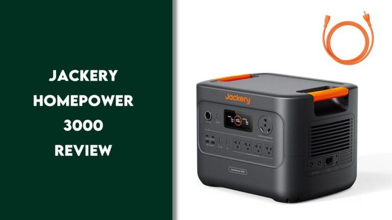 Jackery Homepower 3000 Portable Power Station Solar Generator Review